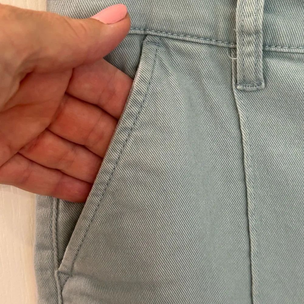 Cotton On Women’s Light Blue Cotton Flare Leg Pants Size 6 - Picture 6 of 13